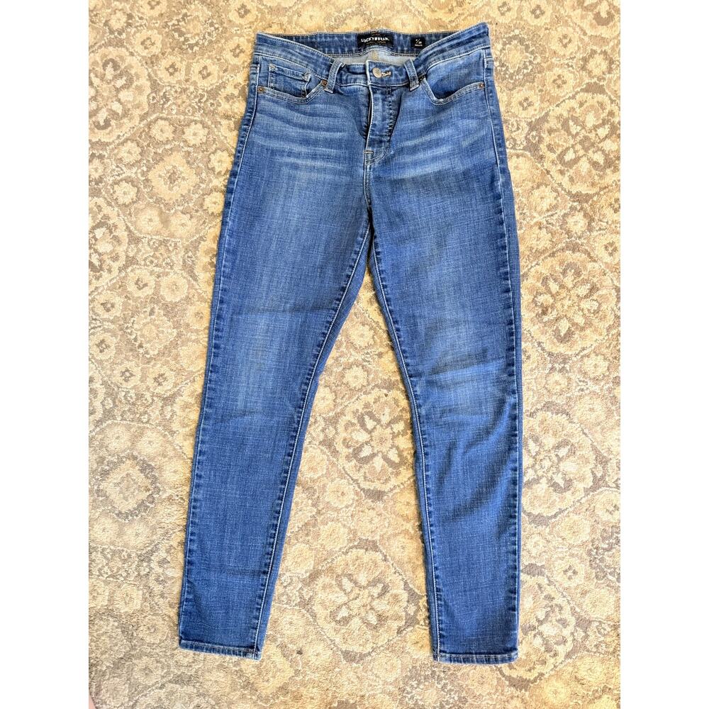 Lucky Brand Ava Skinny Jeans Women’s Size 8/29 Medium Wash Stretch Denim